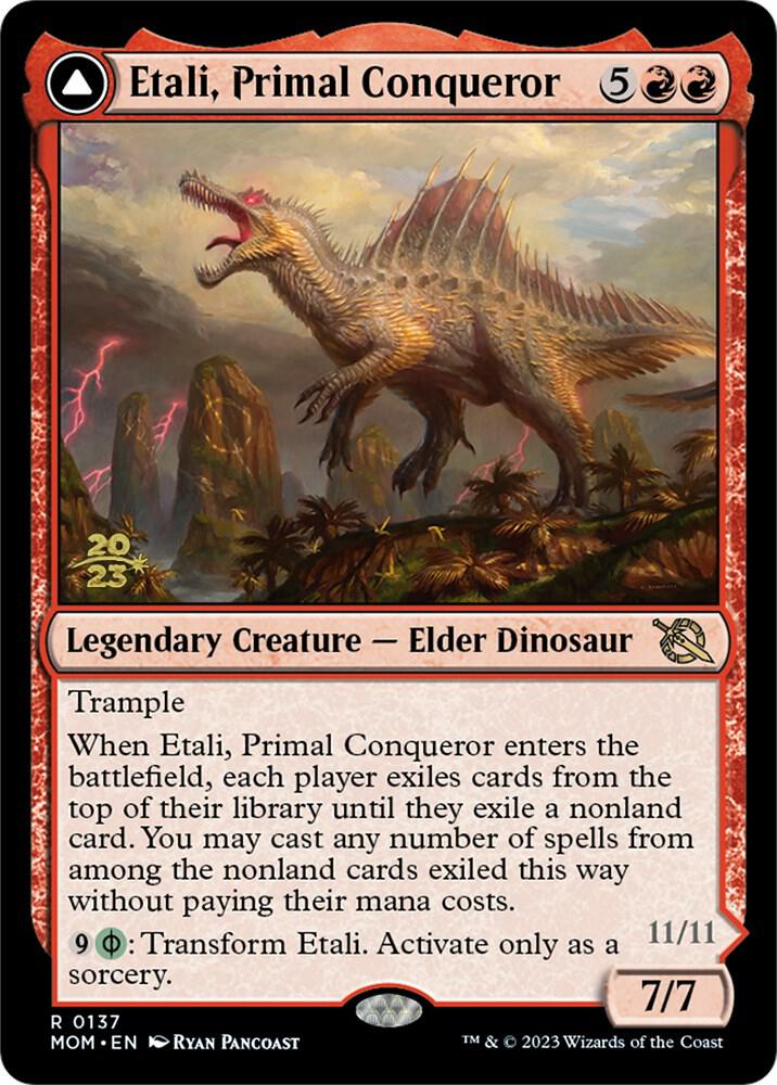 Etali, Primal Conqueror 137 card from Prerelease Cards