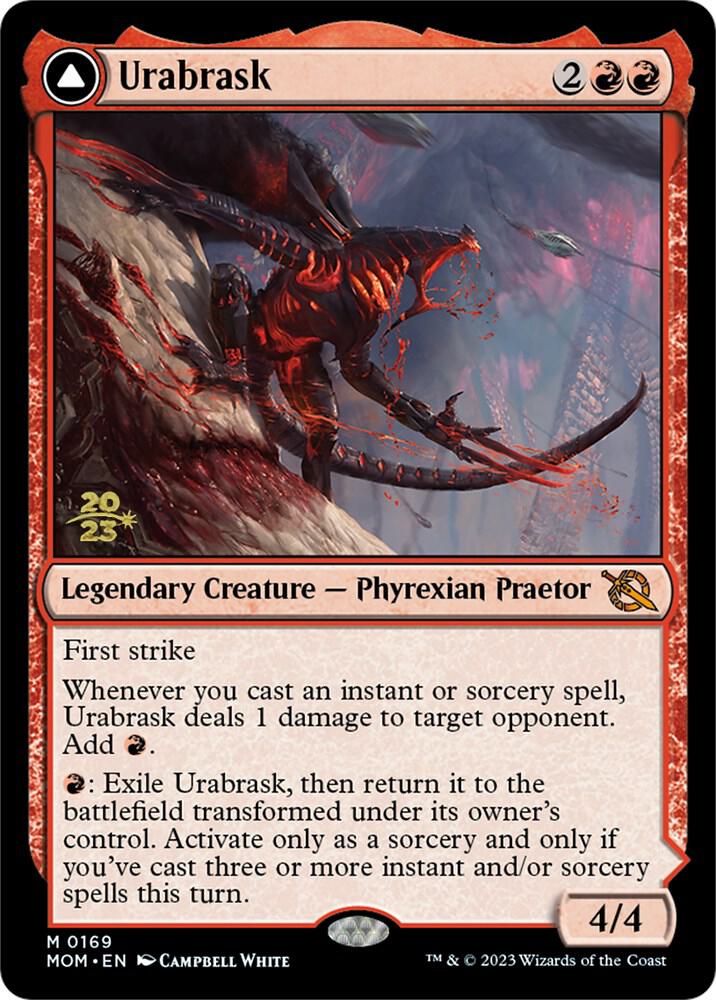 Urabrask 169 card from Prerelease Cards