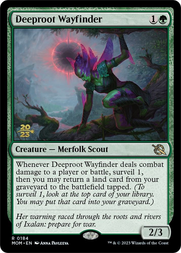 Deeproot Wayfinder 184 card from Prerelease Cards