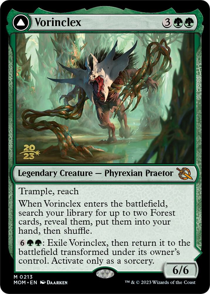 Vorinclex 213 card from Prerelease Cards