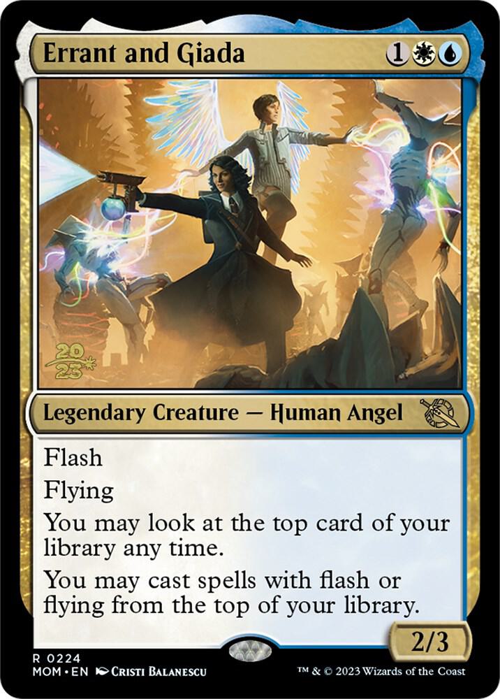 Errant and Giada 224 card from Prerelease Cards