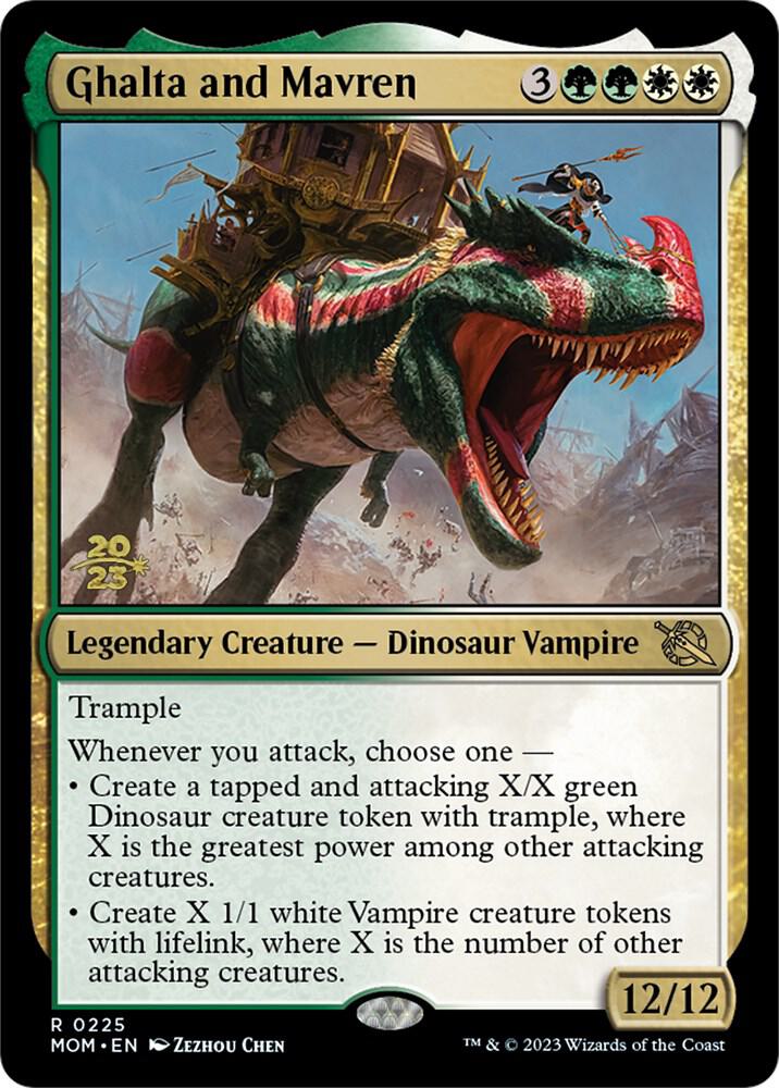Ghalta and Mavren 225 card from Prerelease Cards