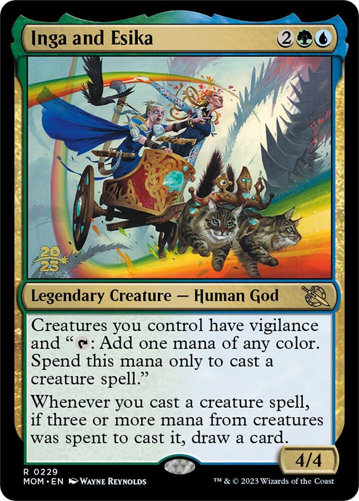 Inga and Esika 229 card from Prerelease Cards