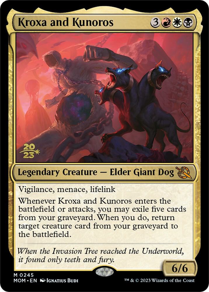 Kroxa and Kunoros 245 card from Prerelease Cards