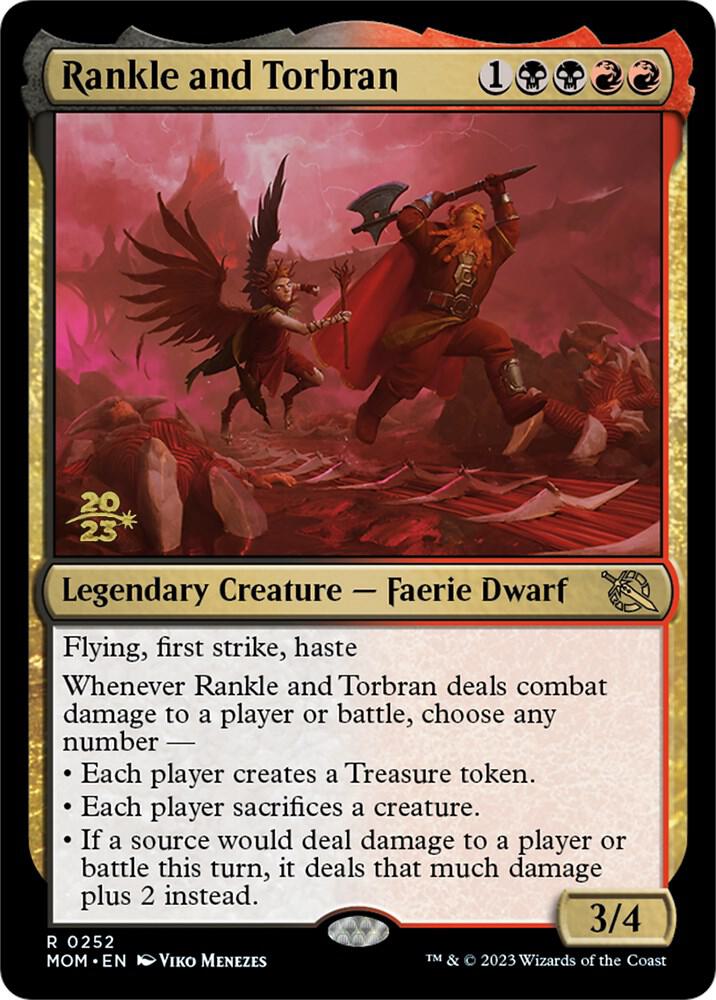 Rankle and Torbran 252 card from Prerelease Cards