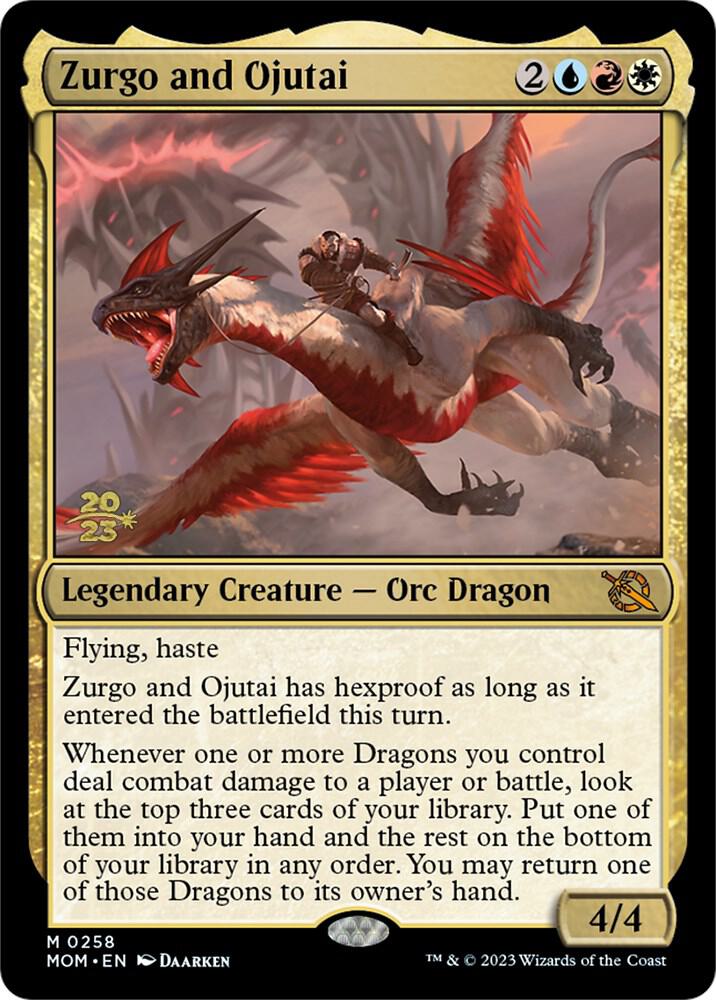 Zurgo and Ojutai 258 card from Prerelease Cards