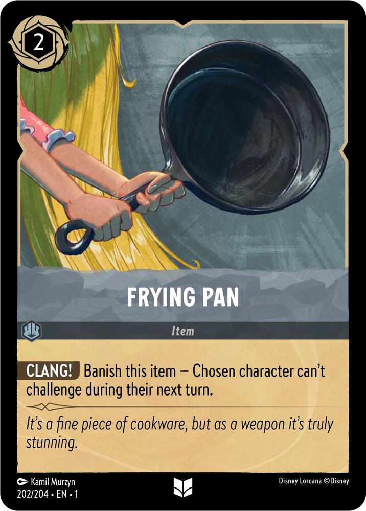 Frying Pan 202/204 card from The First Chapter
