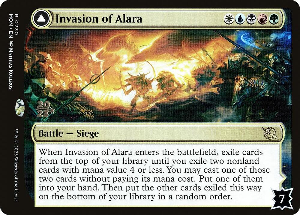Invasion of Alara 230 card from Prerelease Cards