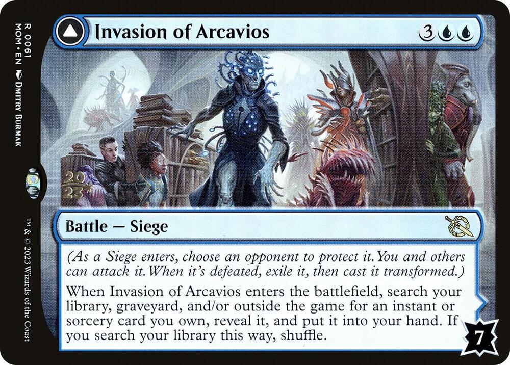 Invasion of Arcavios 61 card from Prerelease Cards