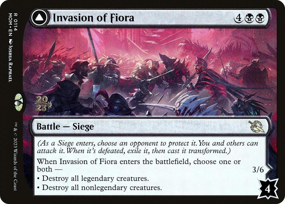Invasion of Fiora 114 card from Prerelease Cards