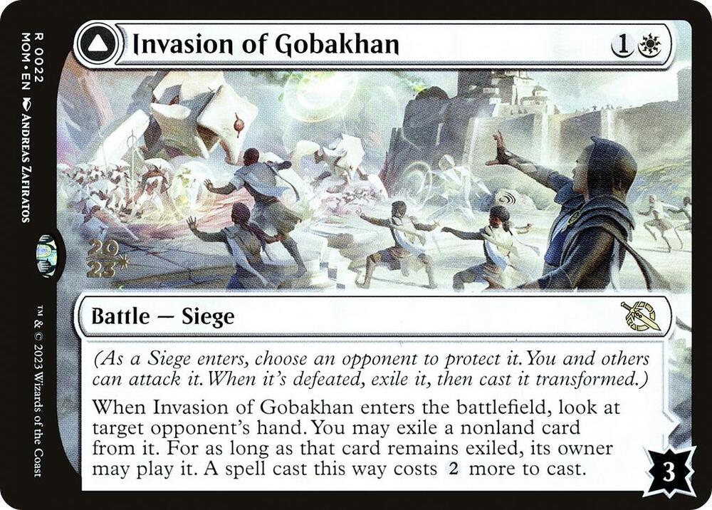 Invasion of Gobakhan 22 card from Prerelease Cards
