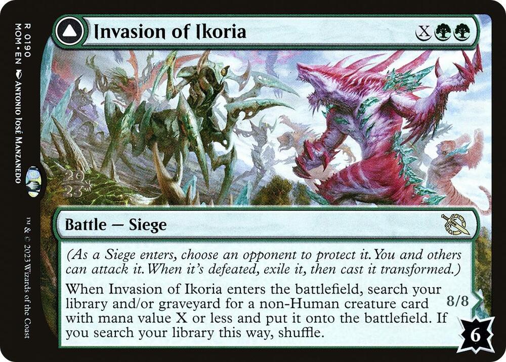 Invasion of Ikoria 190 card from Prerelease Cards