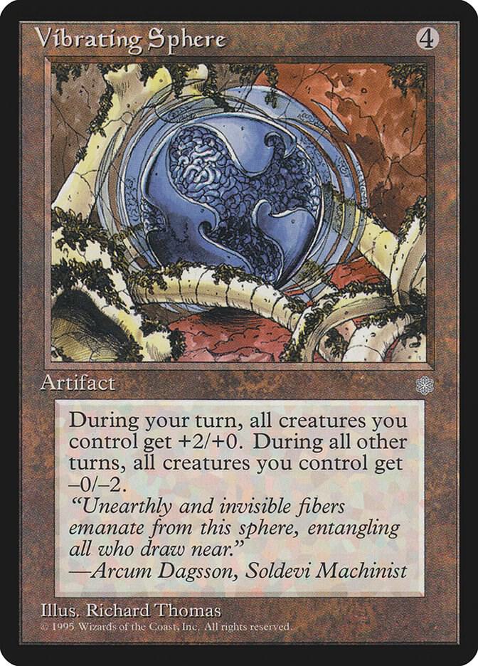 Vibrating Sphere card from Ice Age