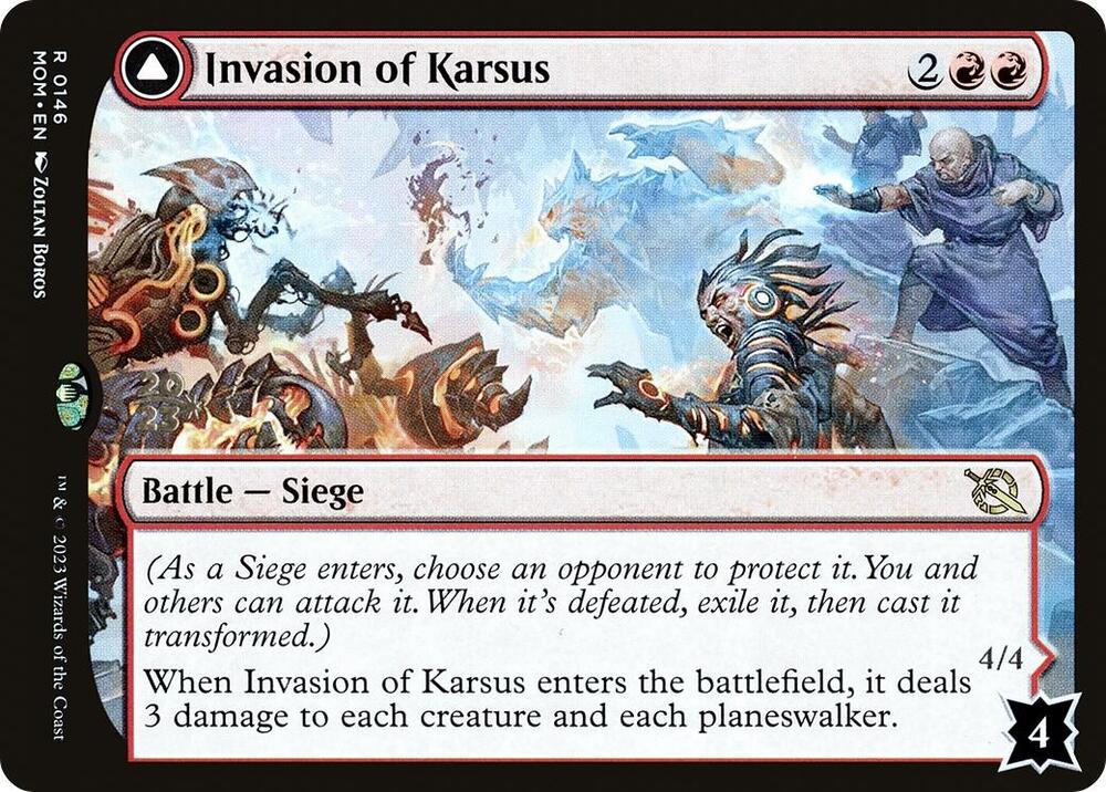 Invasion of Karsus 146 card from Prerelease Cards