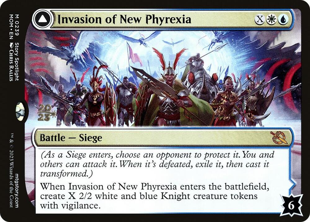 Invasion of New Phyrexia 239 card from Prerelease Cards