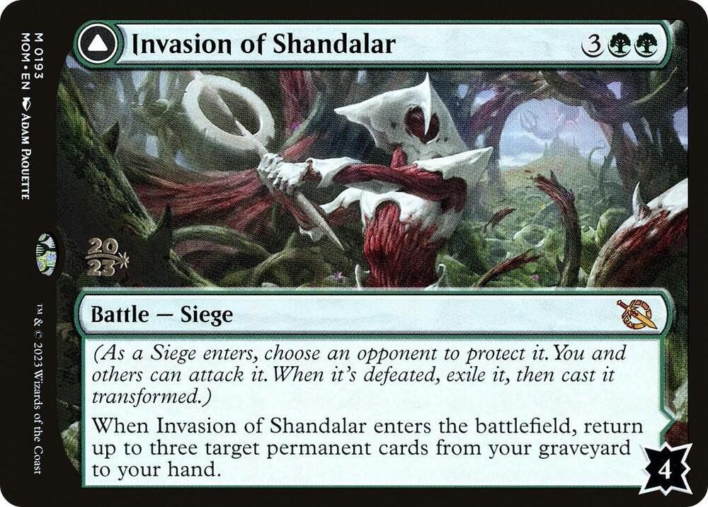 Invasion of Shandalar 193 card from Prerelease Cards