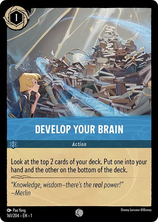 Develop Your Brain 161/204 card from The First Chapter