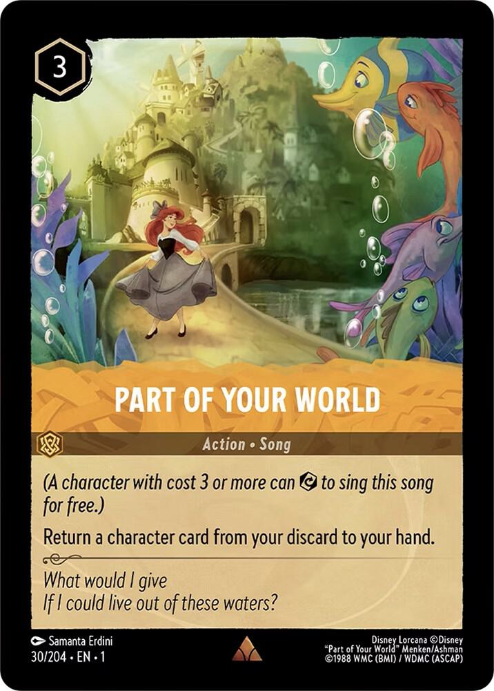 Part of Your World 30/204 card from The First Chapter