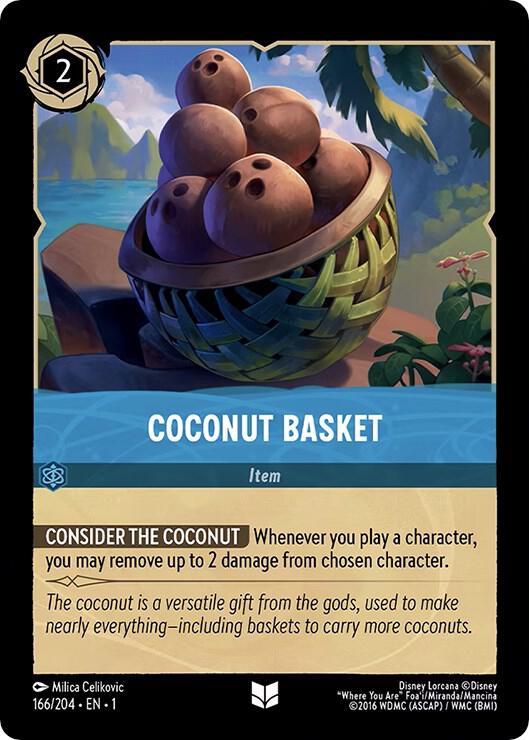 Coconut Basket 166/204 card from The First Chapter