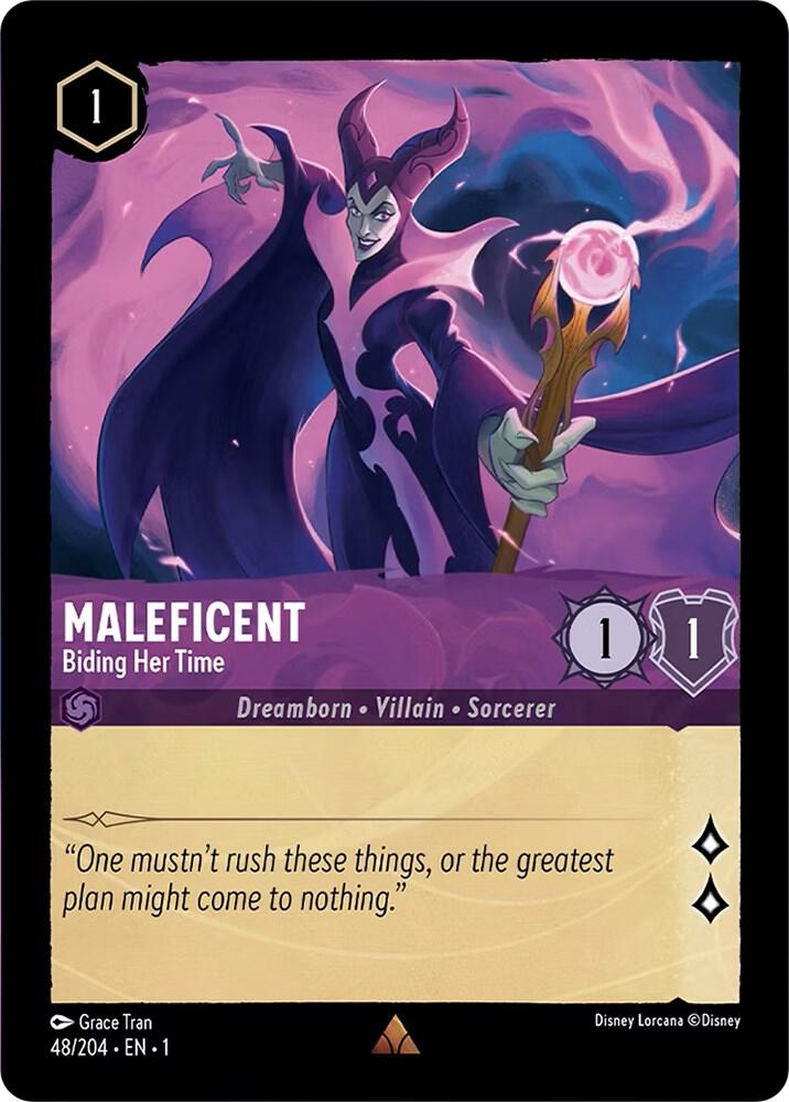 Maleficent - Biding Her Time 48/204 card from The First Chapter