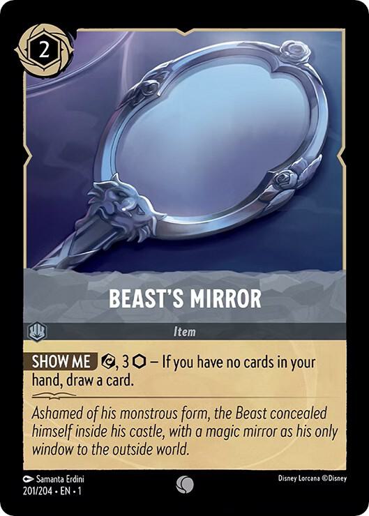 Beast's Mirror 201/204 card from The First Chapter