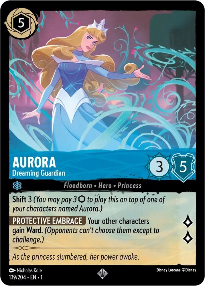 Aurora - Dreaming Guardian 139/204 card from The First Chapter