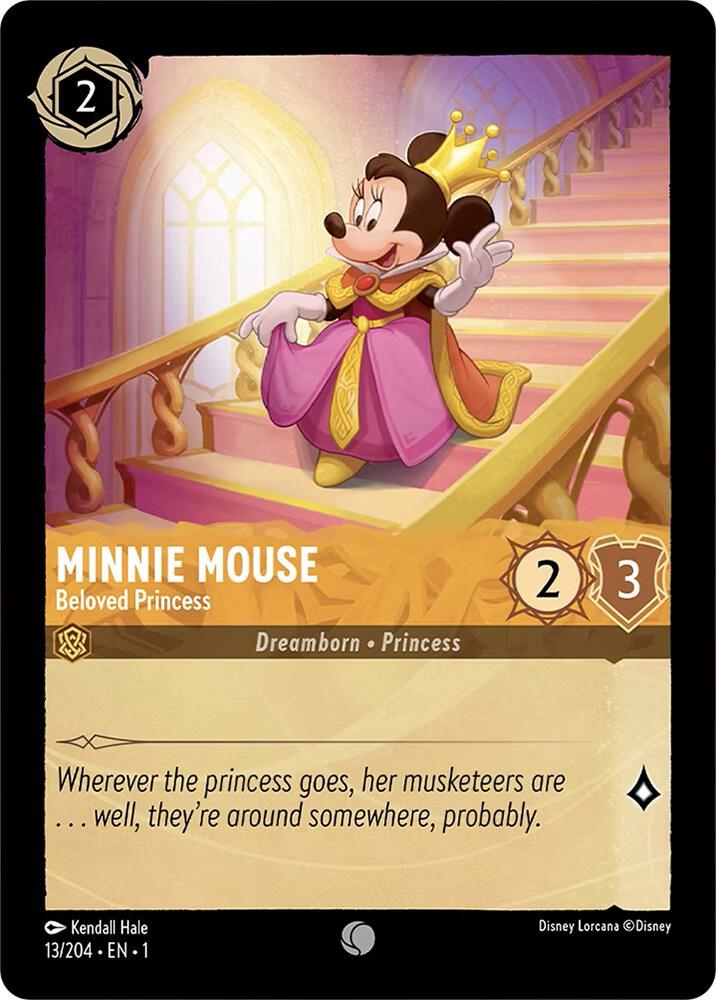 Minnie Mouse - Beloved Princess 13/204 card from The First Chapter