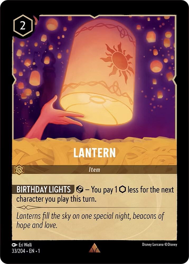 Lantern 33/204 card from The First Chapter