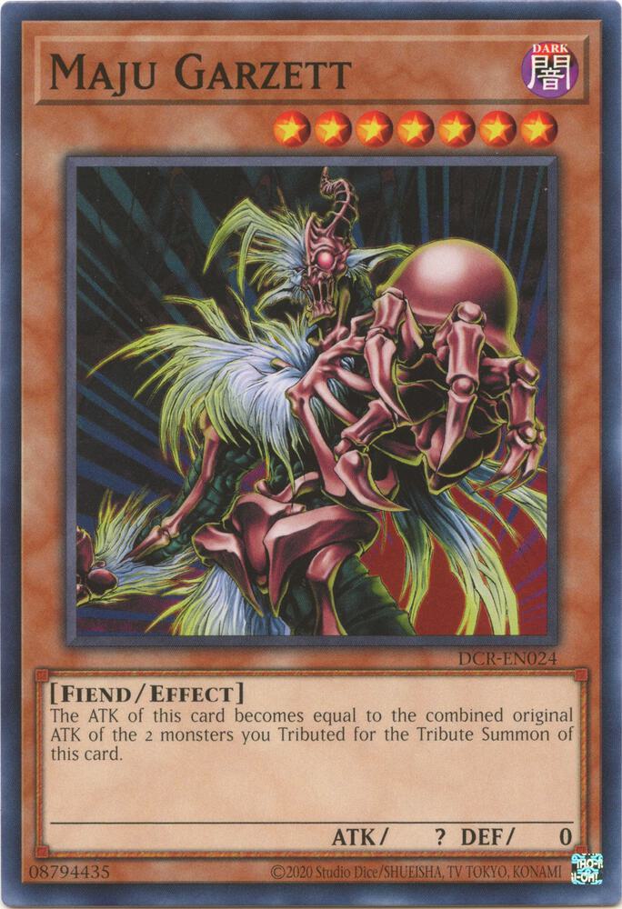 Maju Garzett DCR-EN024 card from Dark Crisis (25th Anniversary Edition)