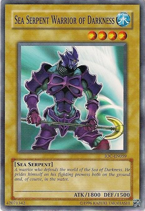 Sea Serpent Warrior of Darkness IOC-EN059 card from Invasion of Chaos (Worldwide English)