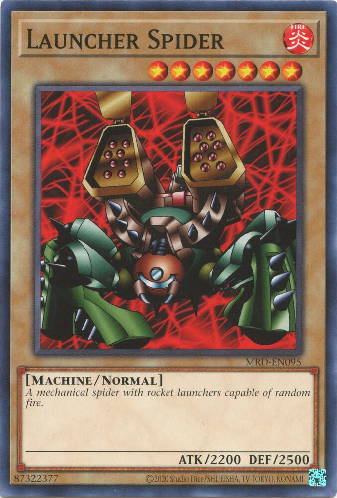 Launcher Spider MRD-EN095 card from Metal Raiders (25th Anniversary Edition)