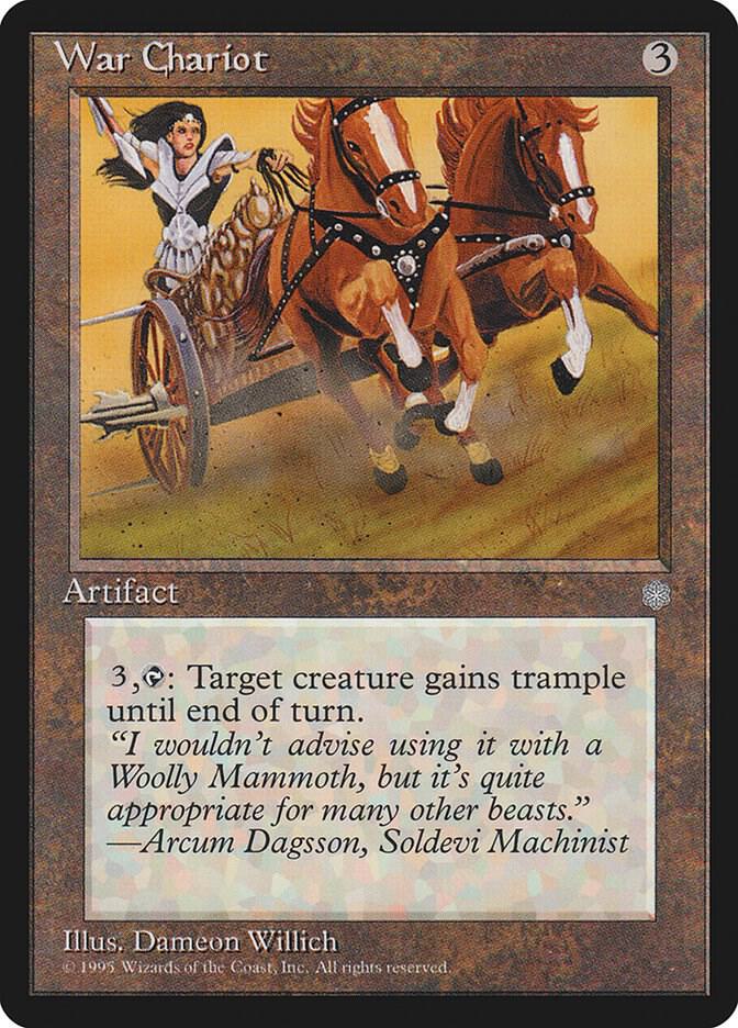 War Chariot card from Ice Age