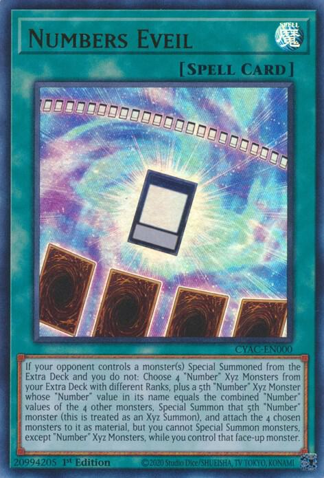 Numbers Eveil CYAC-EN000 card from Cyberstorm Access