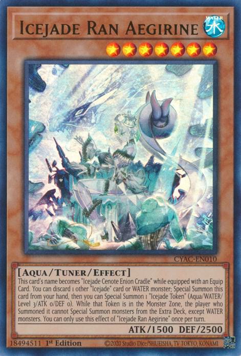 Icejade Ran Aegirine CYAC-EN010 card from Cyberstorm Access