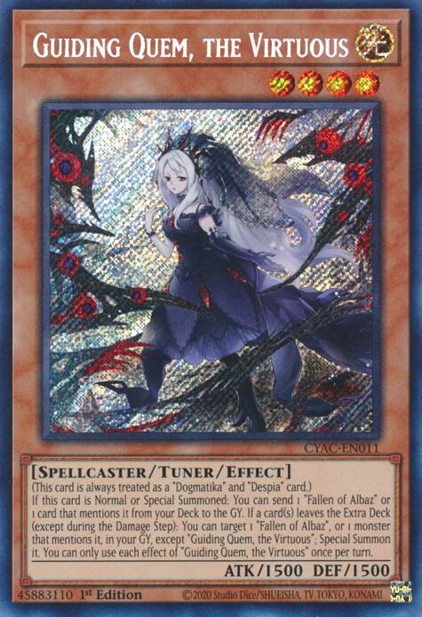 Guiding Quem, the Virtuous CYAC-EN011 card from Cyberstorm Access