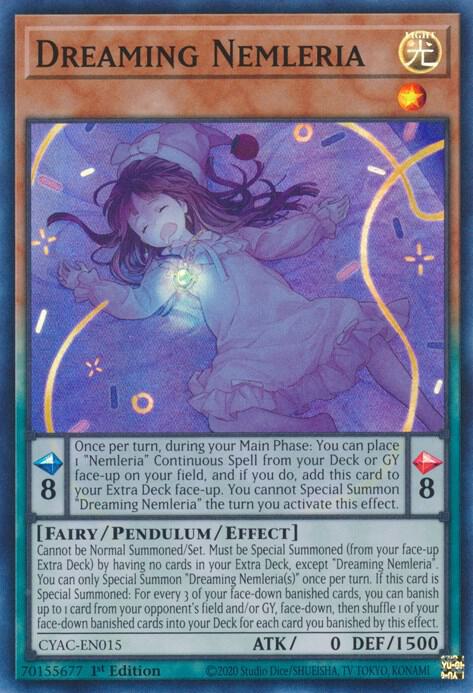 Dreaming Nemleria CYAC-EN015 card from Cyberstorm Access
