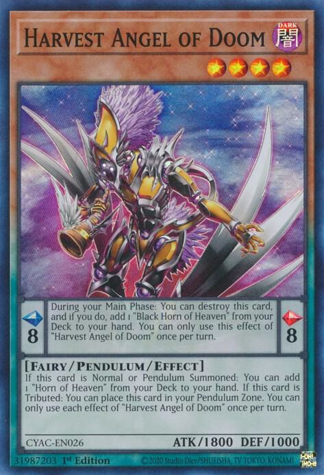 Harvest Angel of Doom CYAC-EN026 card from Cyberstorm Access