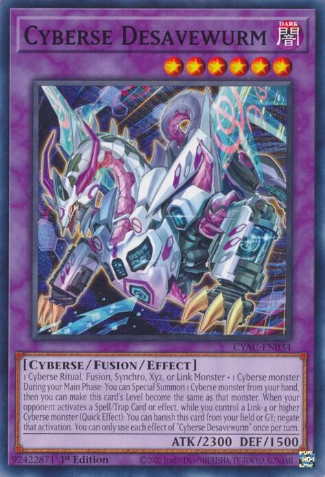 Cyberse Desavewurm CYAC-EN034 card from Cyberstorm Access