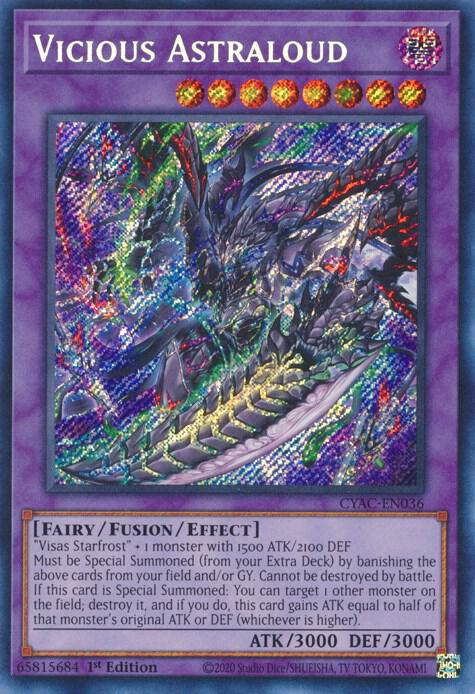 Vicious Astraloud CYAC-EN036 card from Cyberstorm Access