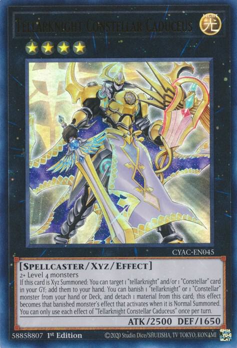 Tellarknight Constellar Caduceus CYAC-EN045 card from Cyberstorm Access