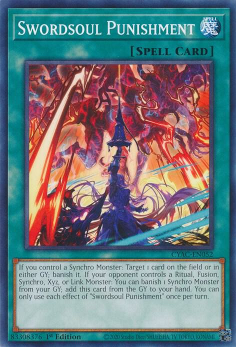 Swordsoul Punishment CYAC-EN052 card from Cyberstorm Access