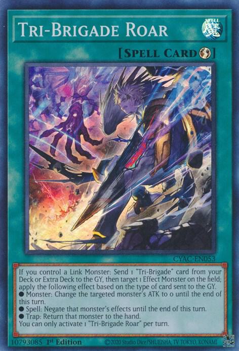 Tri-Brigade Roar CYAC-EN053 card from Cyberstorm Access