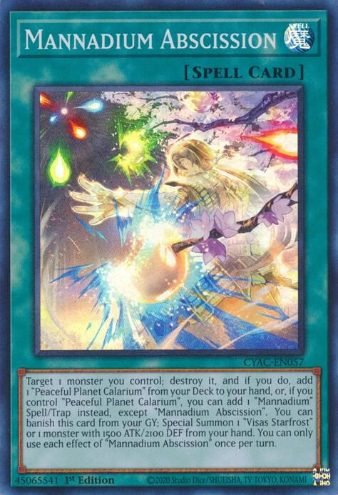 Mannadium Abscission CYAC-EN057 card from Cyberstorm Access
