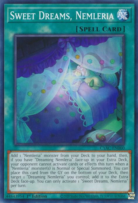 Sweet Dreams, Nemleria CYAC-EN060 card from Cyberstorm Access