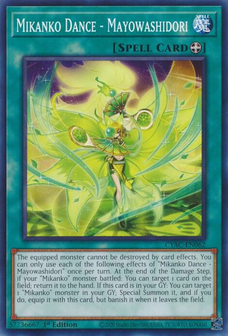 Mikanko Dance - Mayowashidori CYAC-EN062 card from Cyberstorm Access