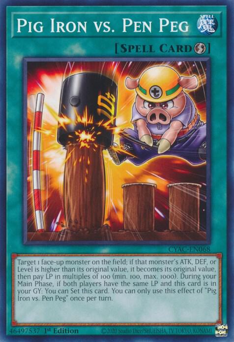Pig Iron vs. Pen Peg CYAC-EN068 card from Cyberstorm Access