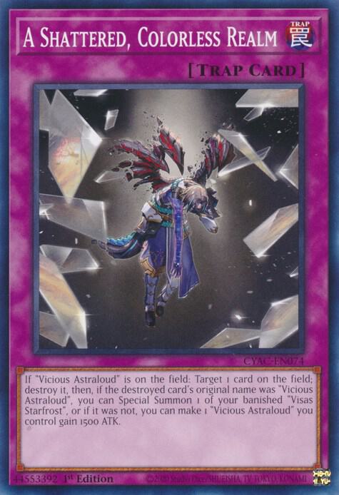 A Shattered, Colorless Realm CYAC-EN074 card from Cyberstorm Access