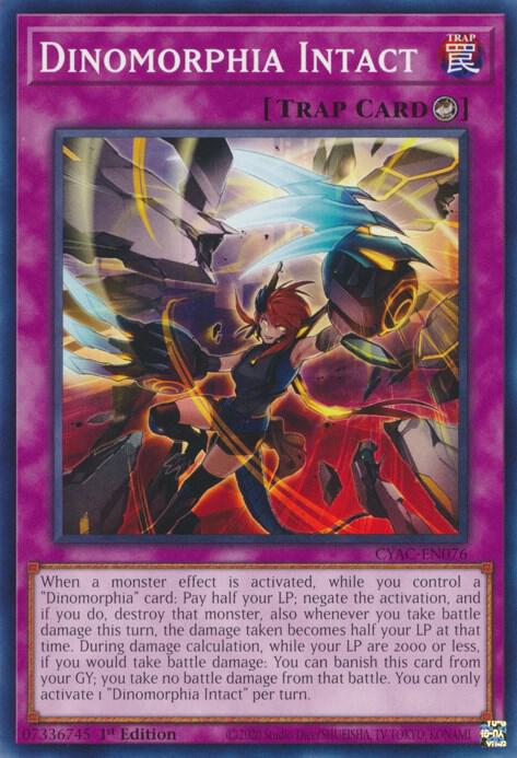 Dinomorphia Intact CYAC-EN076 card from Cyberstorm Access