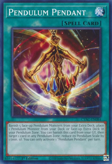 Pendulum Pendant CYAC-EN084 card from Cyberstorm Access