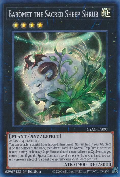Baromet the Sacred Sheep Shrub CYAC-EN097 card from Cyberstorm Access